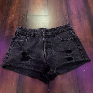 🌺 black jean shorts 🌺